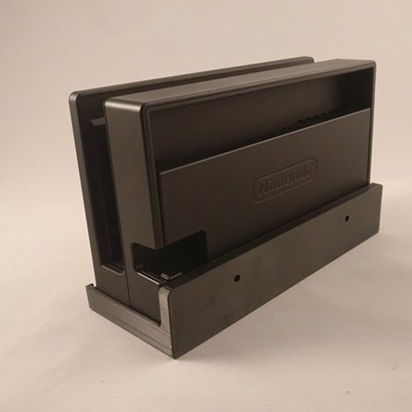 Nintendo Switch Dock Wall Mount and Cartridge Game Holder - Holds 7 Carts - Picture 6 of 16